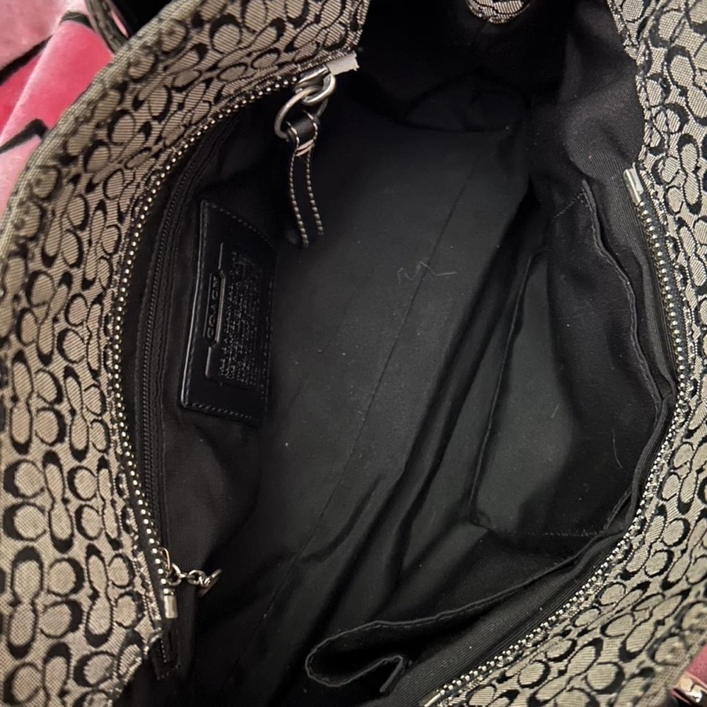 Elegant Black and Gray Women's Shoulder Bag - Picture 5 of 5